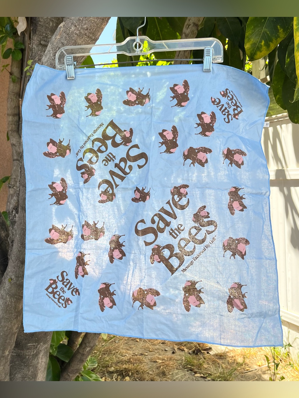 Golf Wang Tyler The Creator Golf Wang Save The Bees Bandana In Blue
